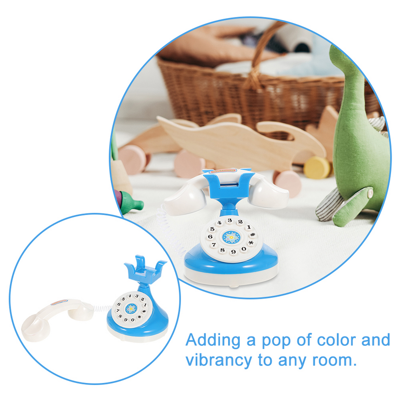 2 Stück Puzzle simuliert Vintage kleinen Pilz Telefon Spielzeug Kind Kinder Spielzeug Kunststoff Interaktion Spielzeug