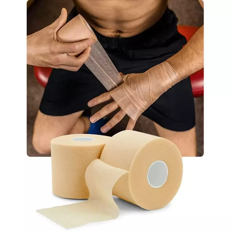 1 Roll Athletic Tape Foam Underwrap Tape Sports Foam Underwrap Bandage Athletic Foam Tape for Wrists Elbows Knees Ankles
