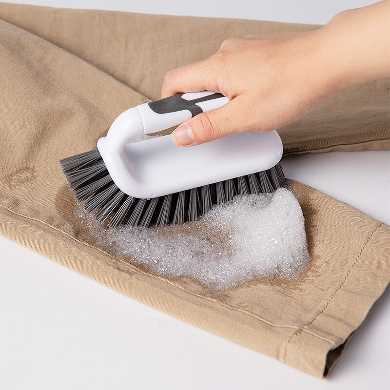 Cepillo multiusos para limpieza del hogar, cerdas suaves, cómodo agarre y cerdas rígidas flexibles, Srubber de fregado resistente