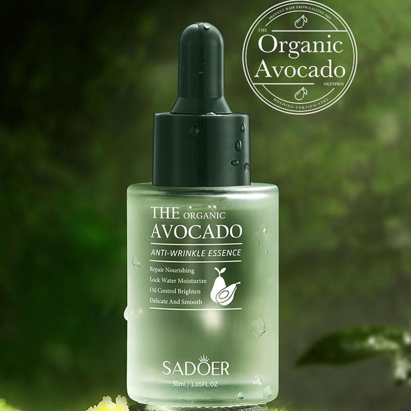 Avocado Face Whitening Serum  Organic Shea Butter Moisturizing Anti-Aging Repairing Nourish Smooth Facial Serum Skin Care 30ml