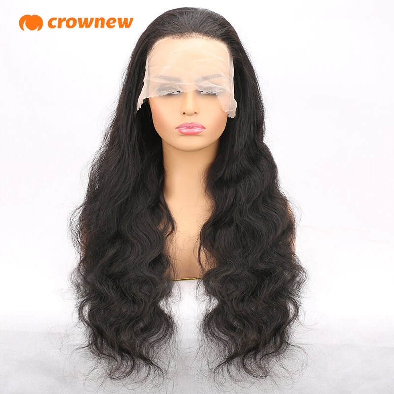 Perruque Lace Front Wig Body Wave Naturelle, Cheveux Humains, 13x4, HD, Pre-Plucked