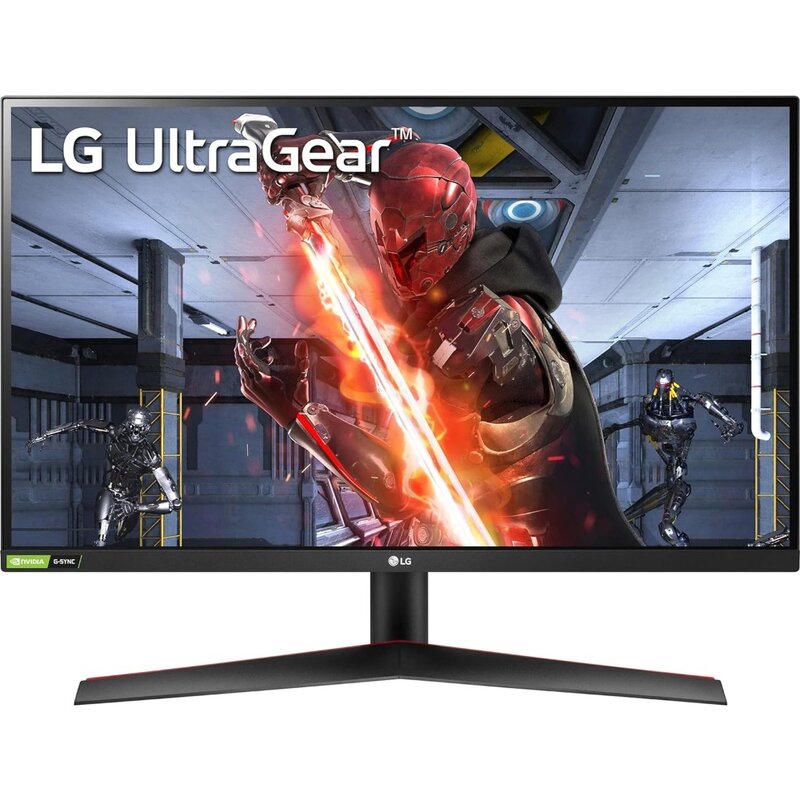 UltraGear-FHD 27 Polegada Monitor de jogos, 27GN800-B, IPS 1ms (GtG) com compatibilidade HDR 10, NVIDIA G-SYNC