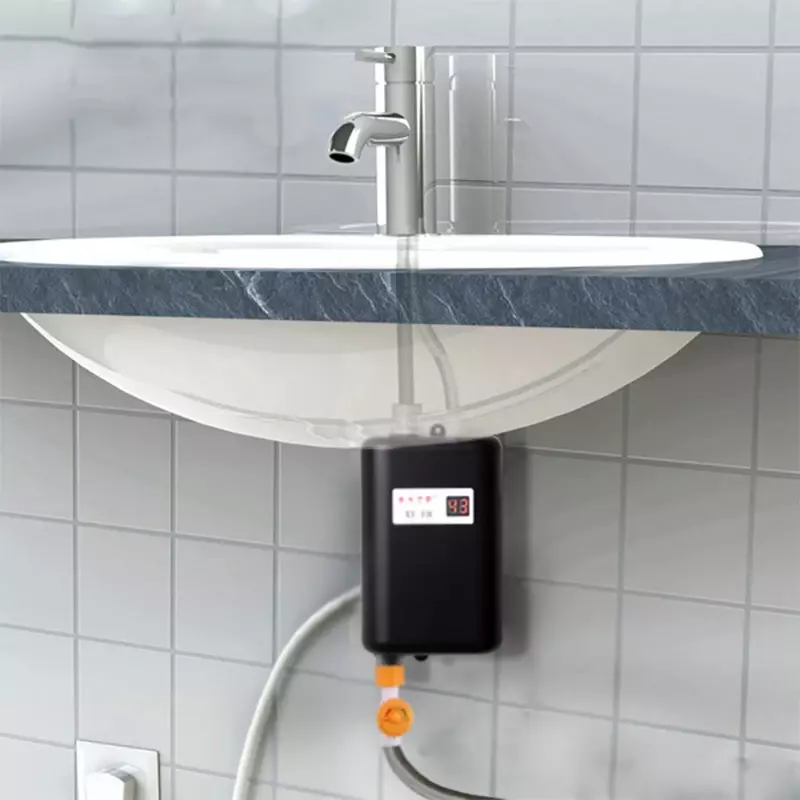 Instant Mini Kitchen เครื่องทำน้ำอุ่น,ในครัวเรือน-ฟรี Bath,อุณหภูมิความร้อนอย่างรวดเร็วขนาดเล็กเครื่องทำน้ำอุ่นไฟฟ้า