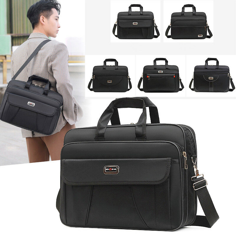 Деловой портфель для ноутбука 15,6-17 дюймов, сумка-чехол для ноутбука, сумка для работы, сумки на плечо, сумка-мессенджер, сумка на плечо, Офисные Сумки