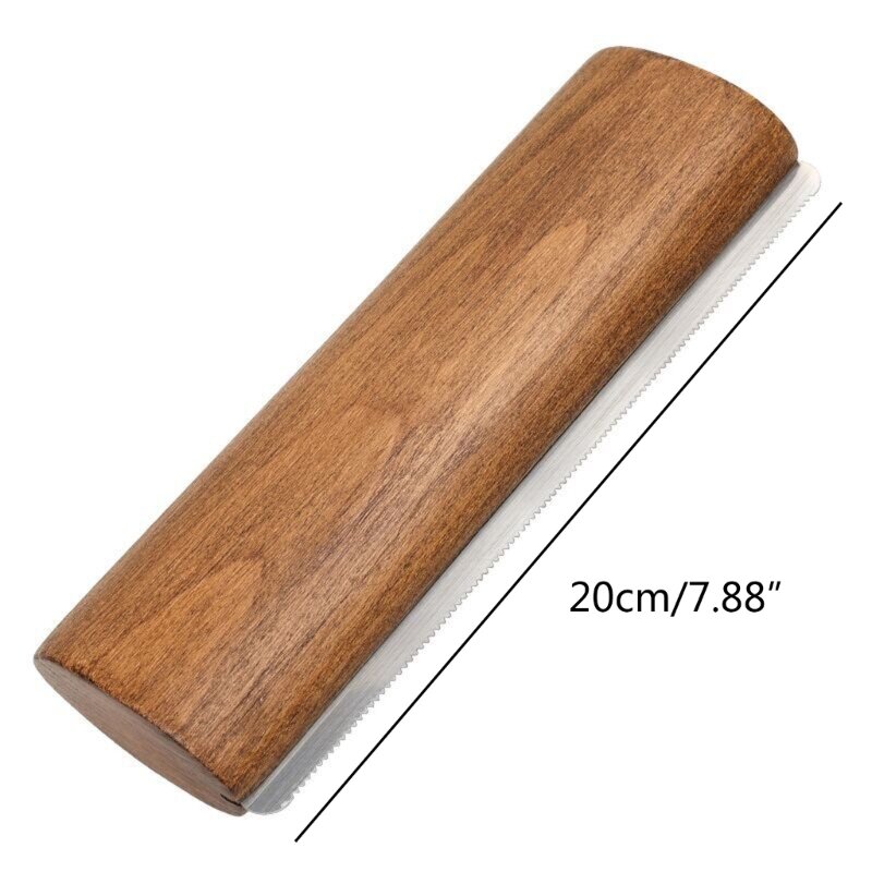 Wooden Handle Horse Shedding Brush Horse Hair Brush Scrapers Pet Hair Removal Tool Groomings Tool for Dogs, Cats & Horse