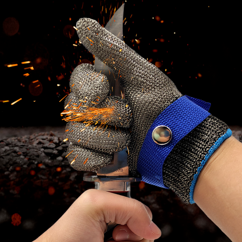 ステンレス鋼線,切断,耐切断性の安全手袋