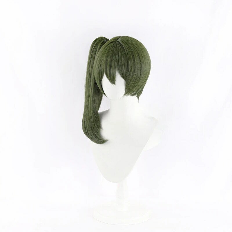 Парик Ubel из аниме Frieren: Beyond Journey's End, парик для косплея Ubel Cosplay, прямые женские волосы с зелеными хвостиками, термостойкие парики