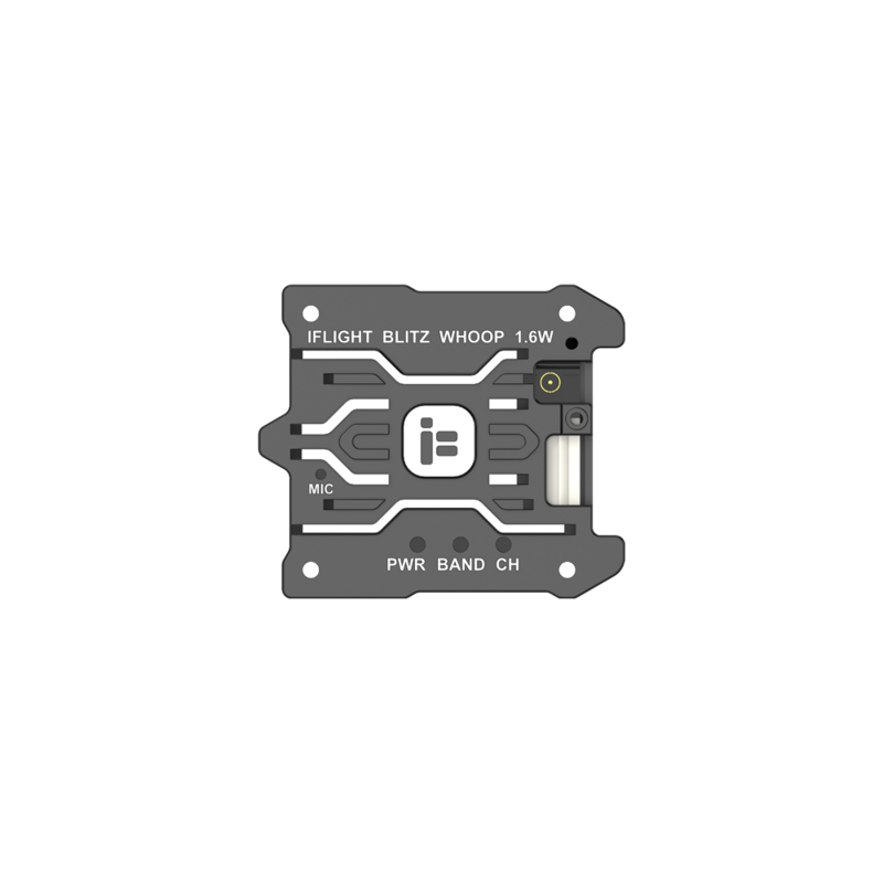 Iflyt BLITZ whoop 5.8G/4.9g 2.5W/1.6W vtx 40CH raceband ไมโครโฟนในตัวเคส CNC พัดลมทำความเย็น2-8S 25.5X25.5mm สำหรับโดรน