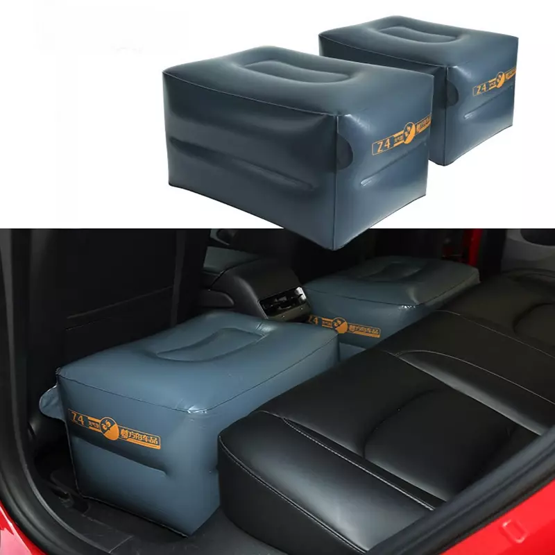 Inflatable Car Travel Bed Rear Seat Inflable Air Mattress Back Seat Gap Pad AirBed Cushion For tesla Model3/Y Car Travel Camping