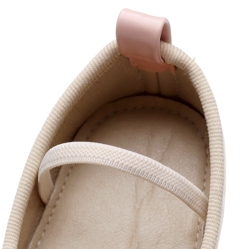 VISgogo sepatu putri bayi perempuan Premium PU Mary Jane flat bayi busur pertama jalan sepatu buaian untuk pesta Festival Baby Shower