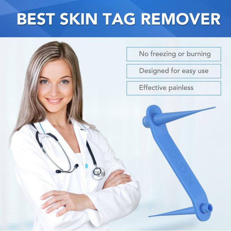 1 Juego de tratamiento de etiquetas de la piel No irritante, herramienta de cuidado fácil de limpiar, eliminador de verrugas sin olor, hipoalergénico