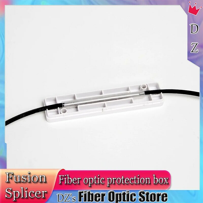, Splicer de fusão de fibra óptica, Tubo Redondo Pequeno, Tubulação do psiquiatra do calor para proteger as ferramentas da bandeja da emenda da fibra