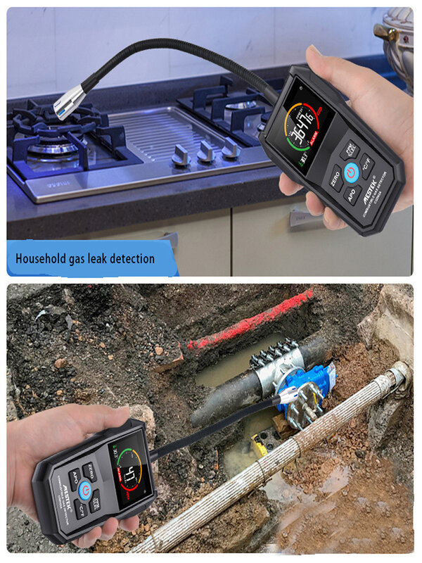 Natural gas alarm combustible gas detector natural gas toxic and harmful leak detector portable gas detection