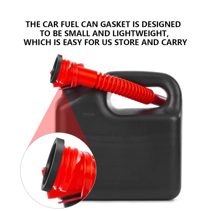 Combustível automotivo pode vedação junta, portátil, anti-ferrugem, anti-corrosivo, resistente ao rasgo, espaçador de substituição arruela, 10 pcs