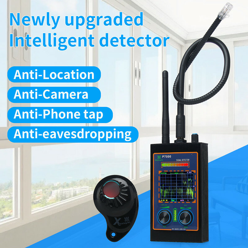 Detector de câmera de vigilância sem fio, Anti-monitor, Anti-sneak, Rastreamento de posicionamento, GPS, Scanner, Novo, 2023