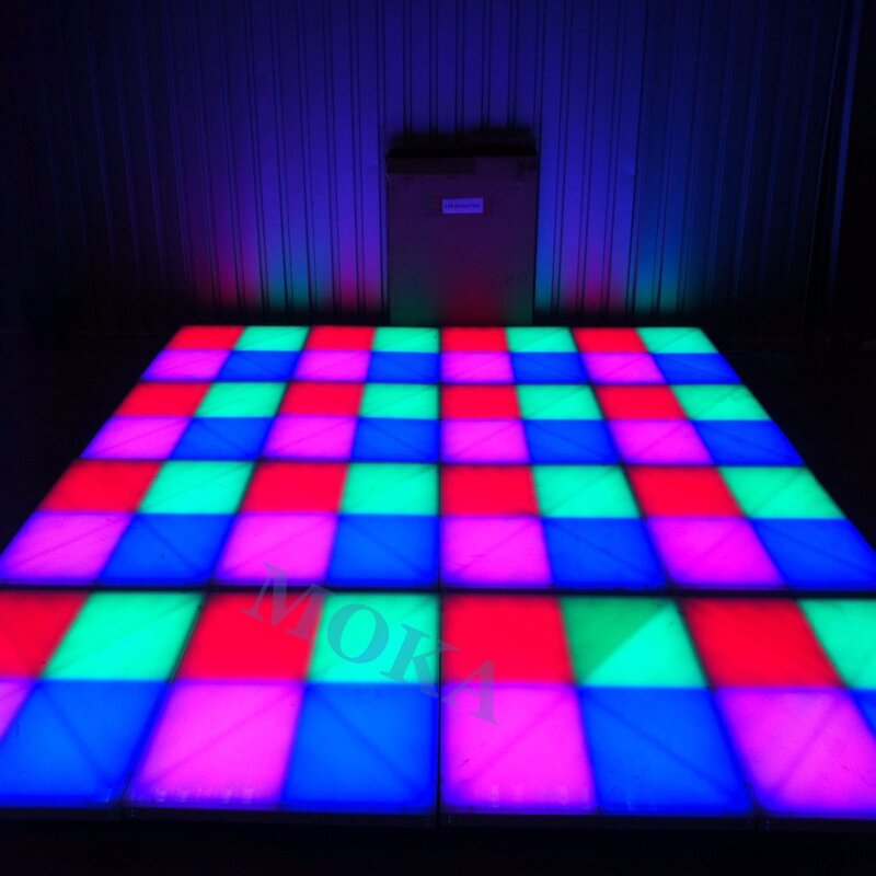 48 Square Meters Only ship to long beach USA DMX Led Dance Floor Led Wedding Disco Floor Lights RGB panel Dancing Floors