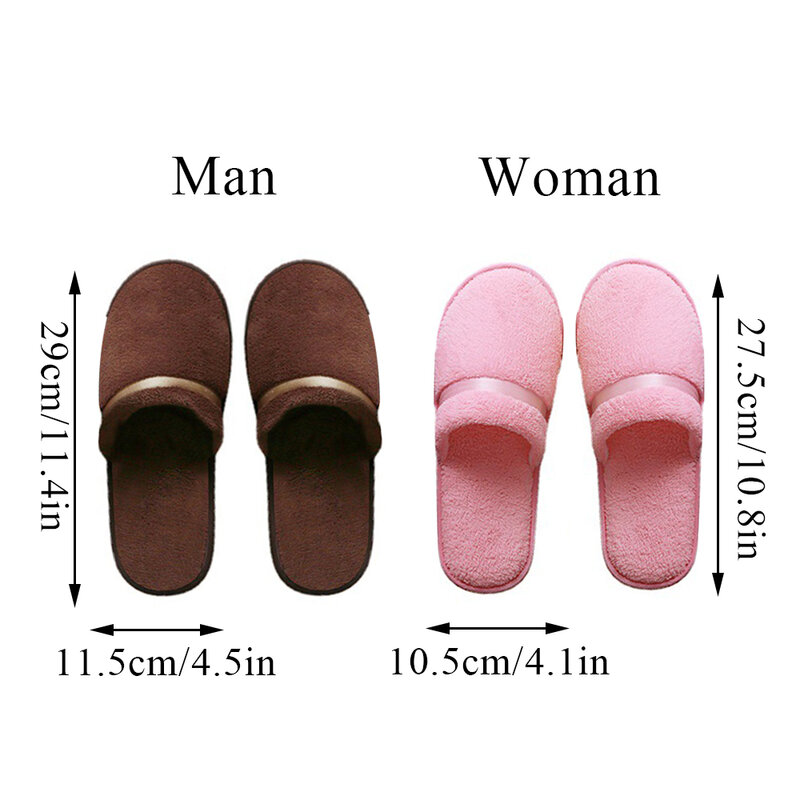 2023 Women's Men's Thick Soft Bottom Home Slippers Warm Platform Slippers Household Plush Anti-slip Slippers Indoor Winter Shoes