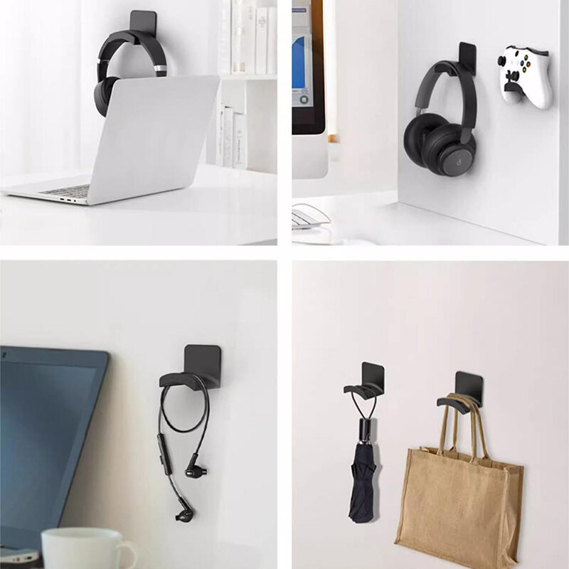 Universal Gaming Headset Stand, Gaming Controller Holder, Display Rack, Under Desk Hanger, gancho para fone de ouvido, montagem na parede