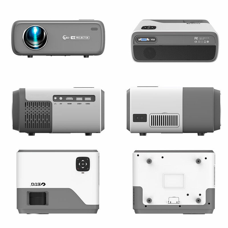 Fabriek Nieuwe Goedkope Smart Android 9.0 Wifi Home Theater Full Hd 1080P Tv Alles In Een Lcd Led Projector