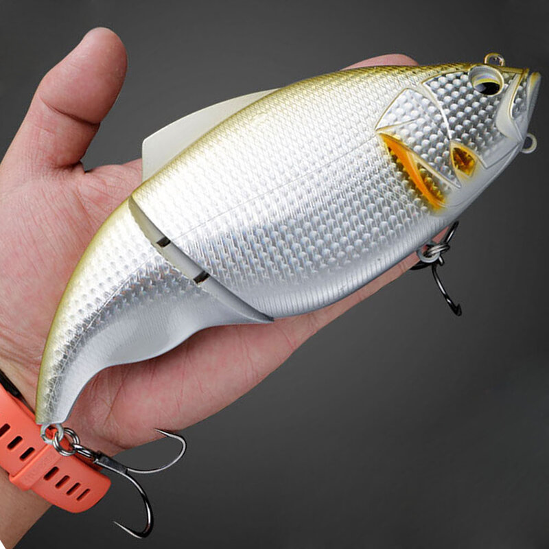 Johncoo рыболовная приманка с вибрацией 190 мм, плавный Воблер для щуки, окуня и крупной приманки, приманки для рыбы в виде хищника, искусственная приманка