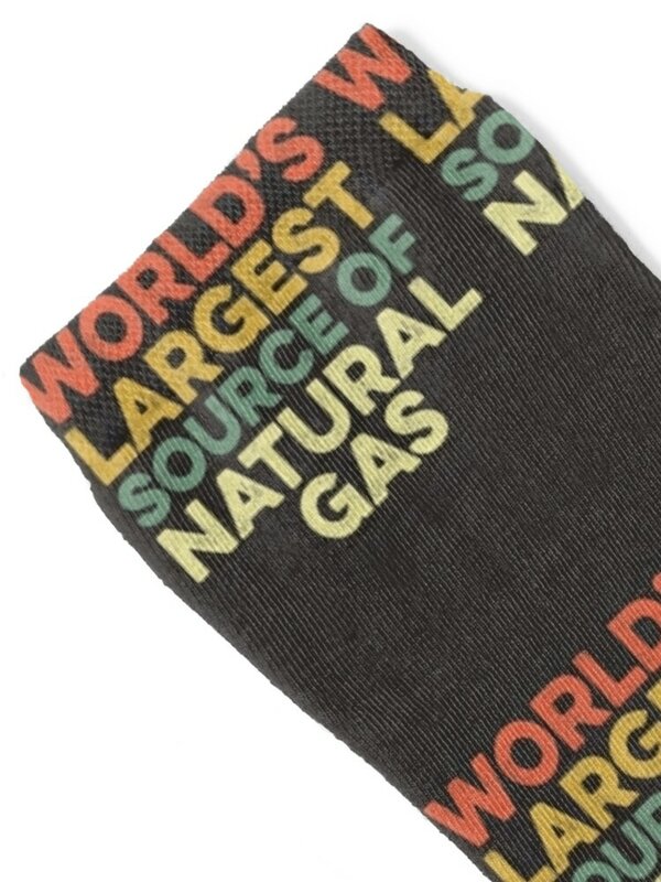 Calcetines tobilleros divertidos de Gas Natural para hombre y mujer, medias de marca de lujo, regalos de invierno, la mayor fuente del mundo