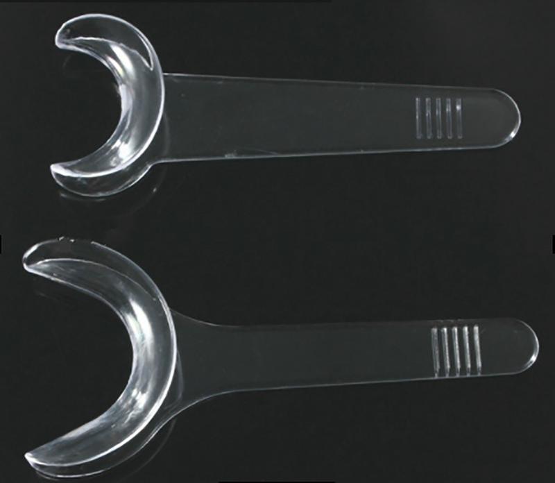 4個の歯科用T字型チークマウスリップライターオープナーデイケア用オーラルケア2サイズ