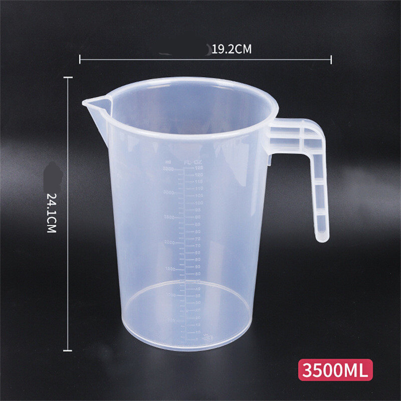 100to5000ml copo de medição premium plástico grande capacidade de medição jarro ferramenta de medição escalas copo de mistura cozinha bolo ferramenta de cozimento