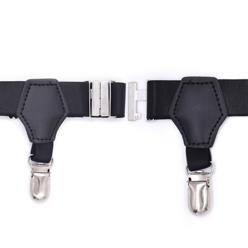 2Pcs/Set Socks Garters Belt Suspenders Adjustable Non-slip Clips For Men Women Dropship