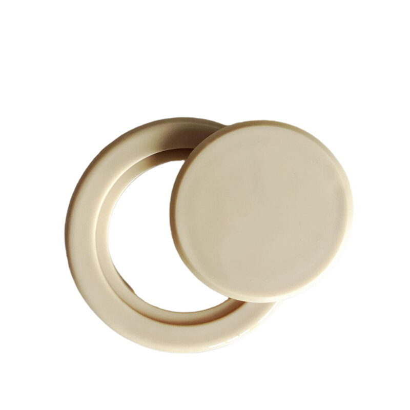 Tapa de anillo de plástico para muebles de Patio, Juego de tapa de anillo de vidrio templado, sombrilla de mesa de jardín, color negro