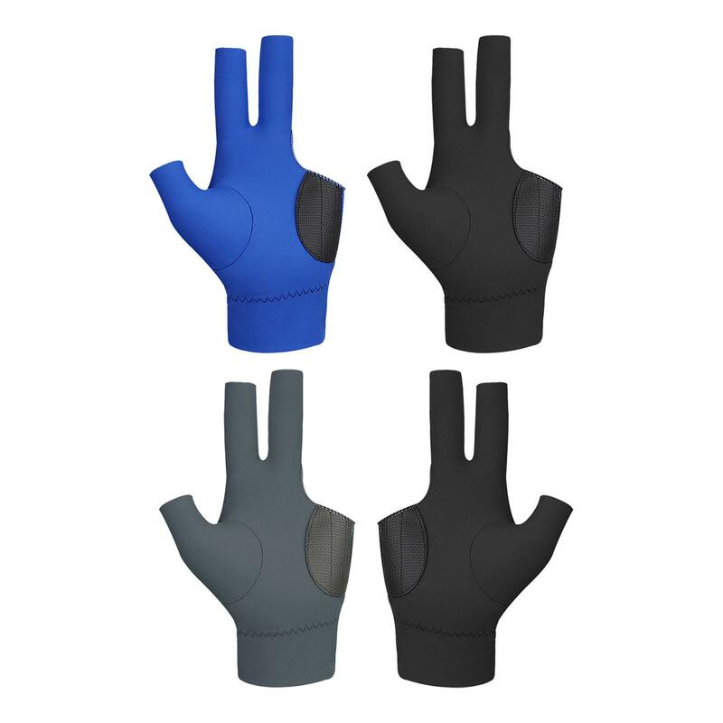 3 Finger Billard handschuh für Männer leichte rutsch feste Handschuhe Snooker Queue Handschuh