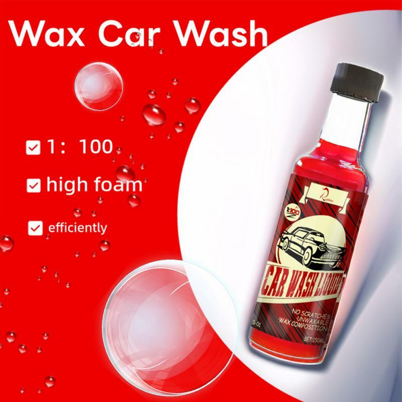 Alta concentração Car Wash Líquido, Ingredientes não irritantes, Limpador de superfície avançado, Revestimento de película protetora