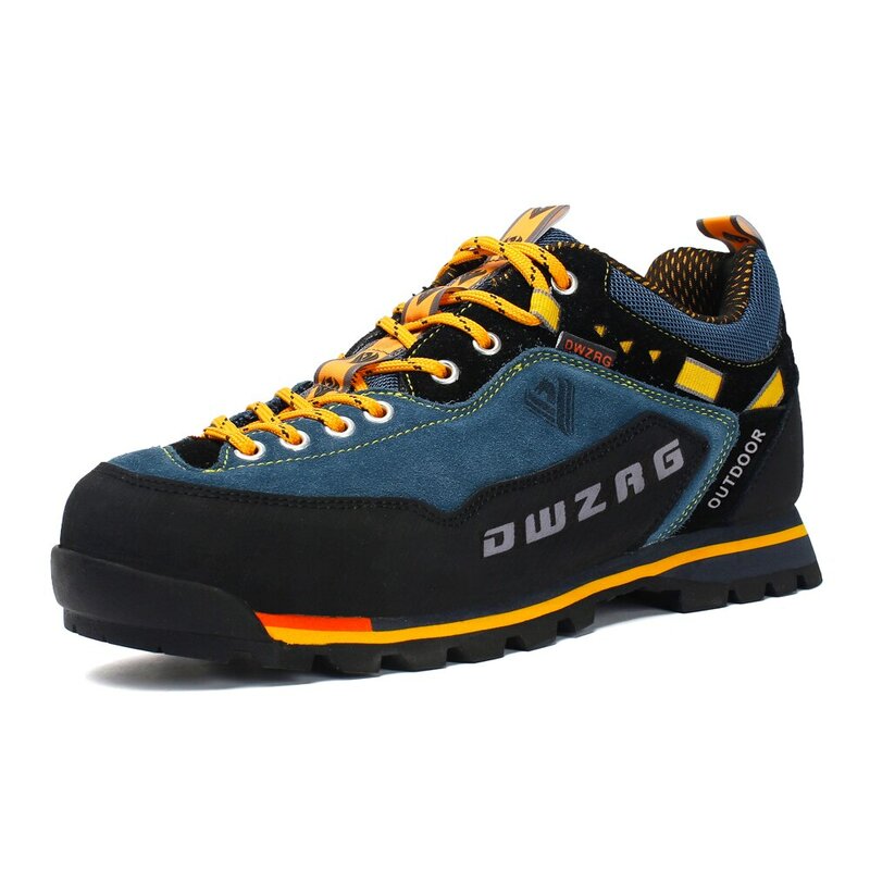 Fashion Waterproof Hiking Shoes Men's Climbing Shoes Anti-collision Fashion Outdoor Casual Lace-up Sneakers