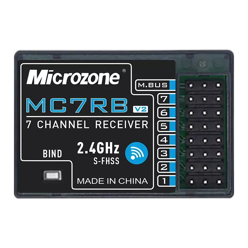 Microzone-receptor de Control remoto Mc6c 6a 6b, actualización de 6 canales, 2023g, modelo de avión, ala fija de cuatro ejes, novedad de 2,4