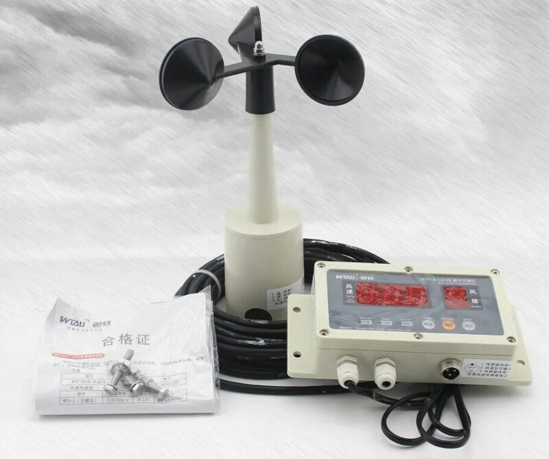 Промышленный интеллектуальный цифровой анемометр, измеритель скорости ветра, цифровой анемограф