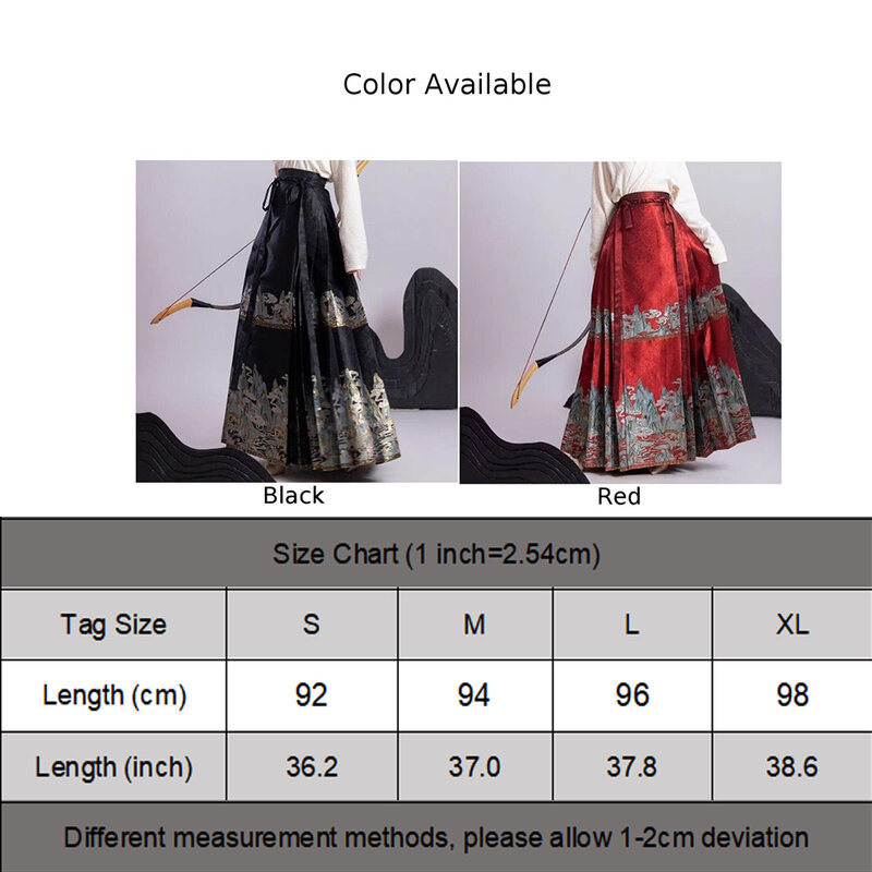 Dress Skirt Dating Parties Horse Face Length Polyester Traditional Women Black Cardigan Chinese Style Universal