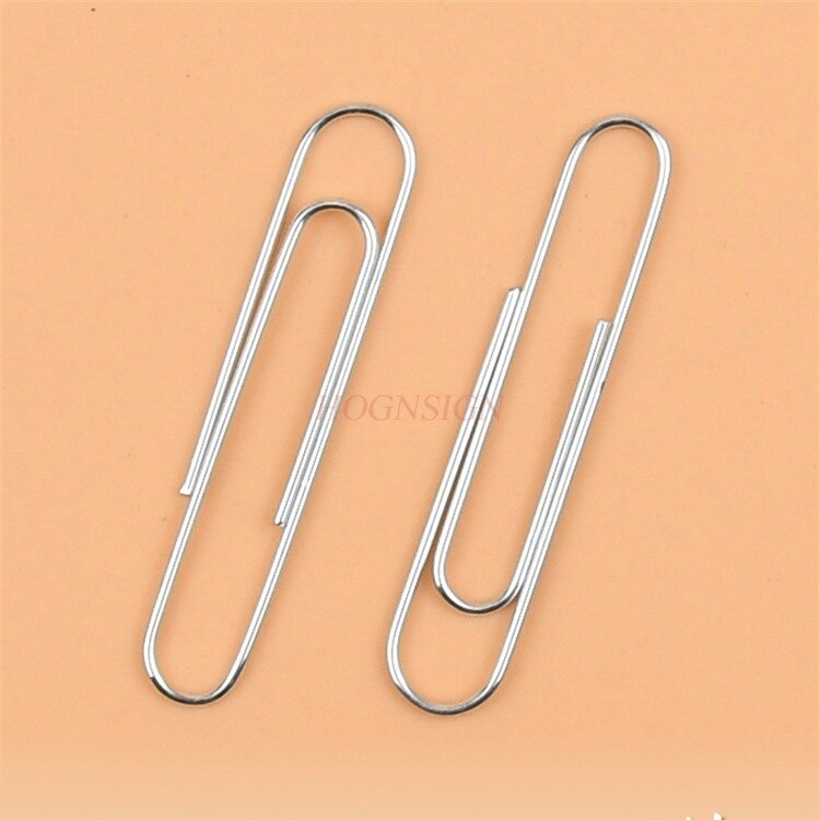 80pcs stationery clips Paper clip box large paper clip paper clip paper clip 50MM thick stationery clip