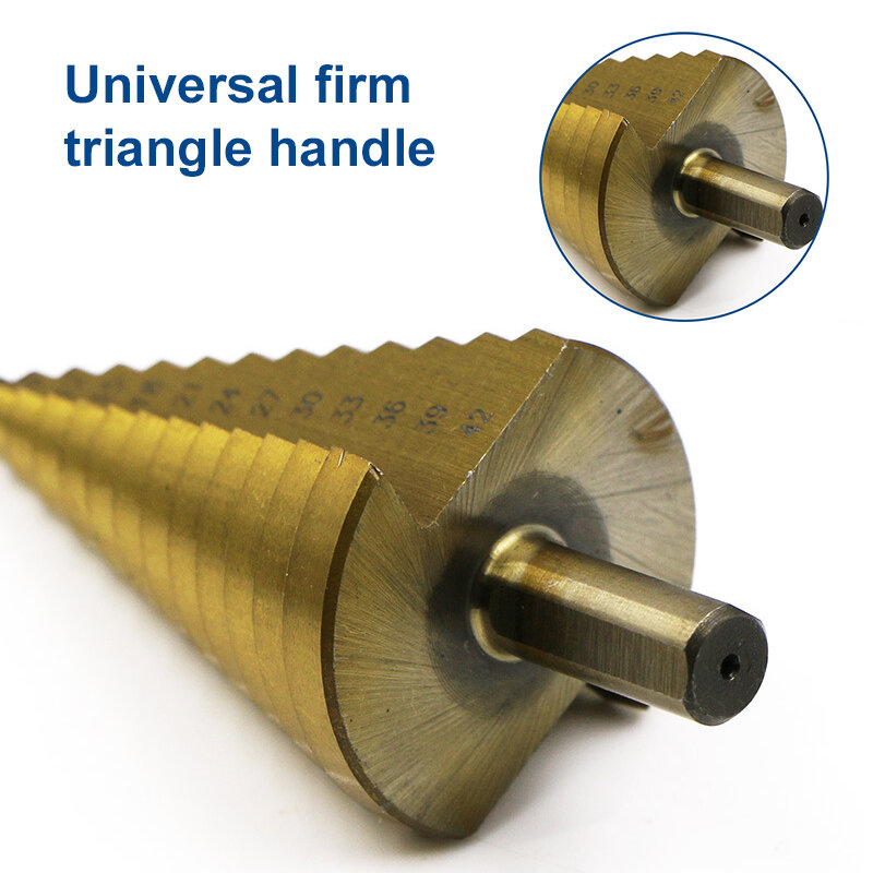 3-12mm 4-12mm 4-20mm 4-32mm Gerade Nut Schritt Bohrer bit HSS Titan Beschichtet Holz Metall Loch Cutter Core Kegel Bohren Werkzeuge