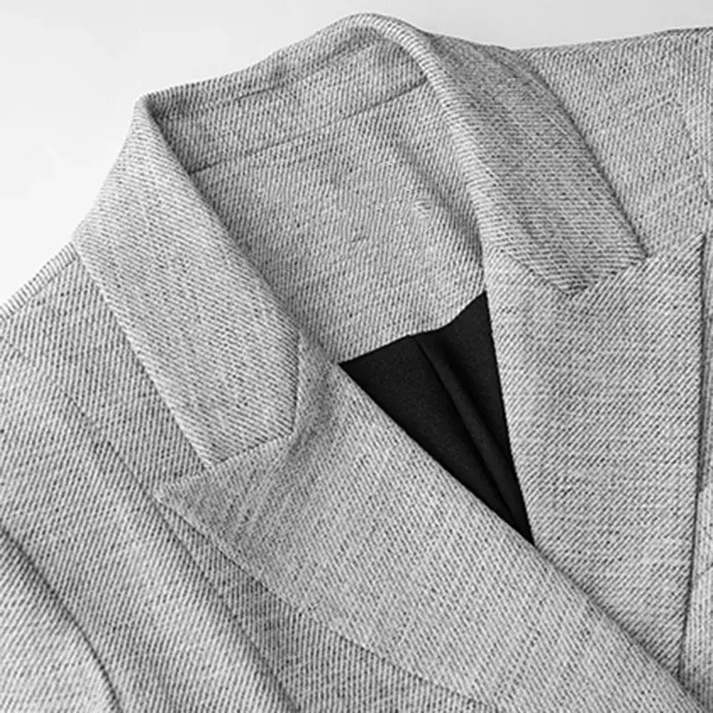 Veste d'affaires élégante pour femme avec ceinture, blazer imbibé, manteau pour femme, tenue de travail de bureau, noir et gris, 1 pièce