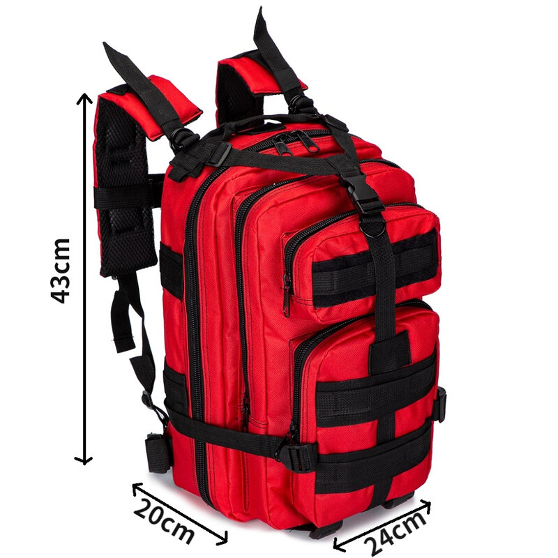 Тактический рюкзак 30 л, сумка первой помощи, облегченный модульный модуль первой помощи, рюкзак для использования на открытом воздухе, ранец для оказания медицинской помощи, военный тактический рюкзак