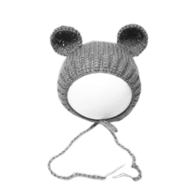 Newborn Photography Hat Cozy Mohair Cap Lovely Mohair Hat Colorful Newborn Warm Hat Comfortable for Baby Photoshoots
