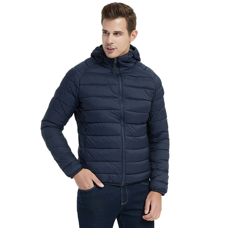 MRMT 남성용 경량 짧은 후드 코튼 재킷, 패션 코튼 재킷, 2024 브랜드 신제품