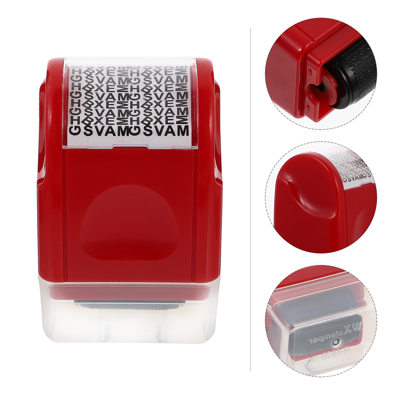 Handheld Confidentiality Seal Postage Stamps Customer Service Number Plastic Privacy Protection