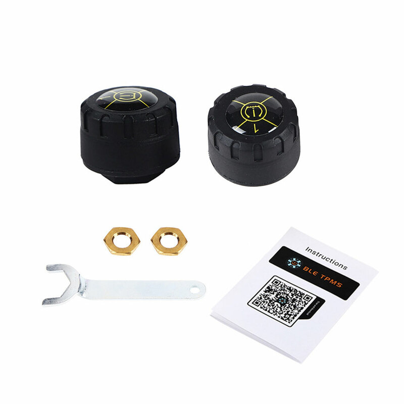 Sistema de alarma de presión de neumáticos para coche, TPMS con Bluetooth 5,1, Sensor Android/iOS, sistema de monitoreo de presión de neumáticos 8,0, BarBluetooth