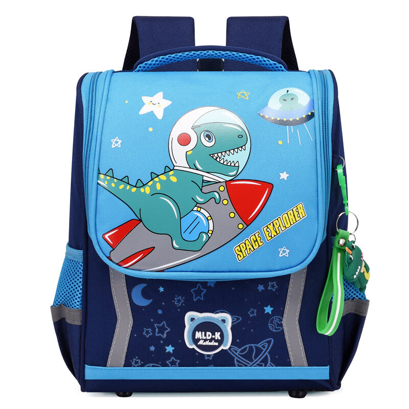 Cute Dinosaur Primary School Backpack para crianças, Sacos escolares dos desenhos animados para crianças, Sac A Dos Pack, Boys Satchels, 1 Grade