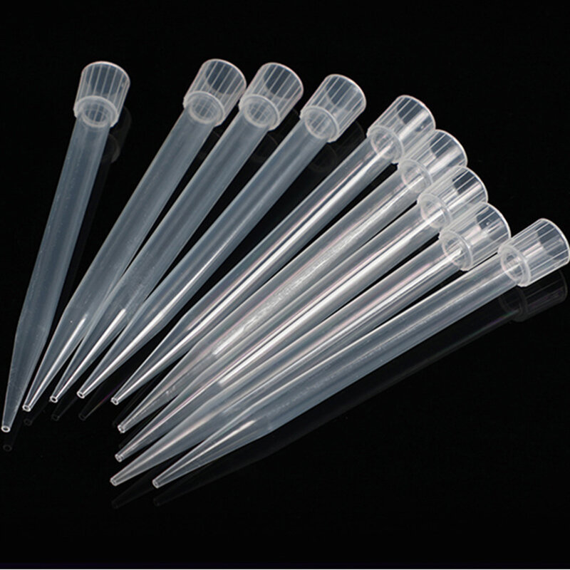 Końcówki do pipet laboratoryjne 10ul 200ul 1000ul 5ML mikropipety jednorazowe plastikowe pipety końcówki do pipet urządzenia eksperyment naukowy