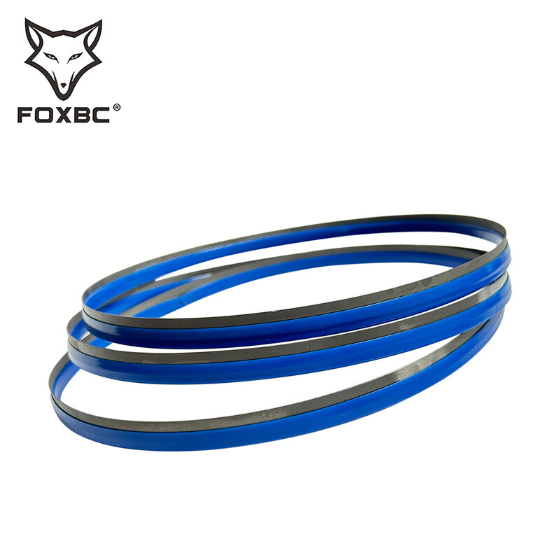 FOXBC-hoja de sierra de banda bimetálica M42, 733x13x0,4mm, 14/18 TPI 24T, corte de Metal, 3 piezas