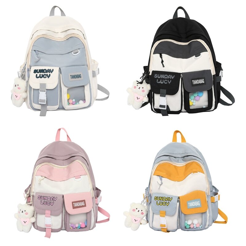 Рюкзаки для девочек-подростков, школьников, школьников, книжная сумка, милая сумка для колледжа, женская легкая сумка для рюкзак