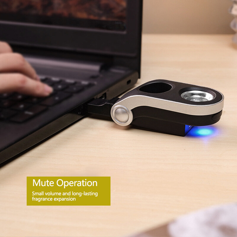 Аппарат для ароматерапии с подогревом, автоматический USB расширитель ароматов для офиса и дома