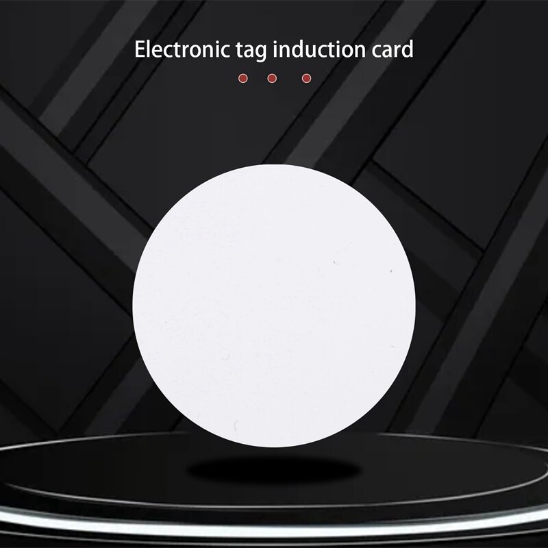 Branco PVC Moeda NFC Cartões, NFC Tags, Compatível com Todos NFC Ativado, Telefones celulares e dispositivos, 60pcs