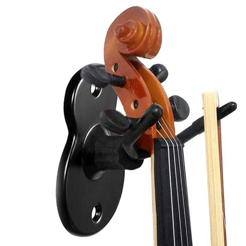 バイオリン ビオラ 壁掛けハンガー バイオリン ビオラ フック バイオリン ホルダー 弓フック付き